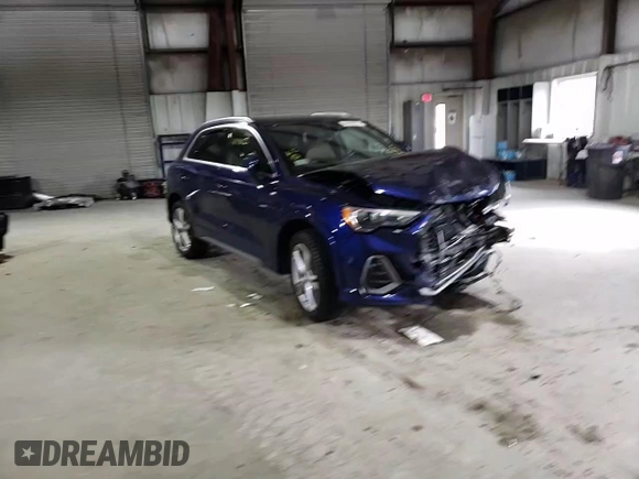 2021 Audi Q3 S line Premium with VIN WA1DECF30M1013931, listed as a Copart auction lot 40988023 with Not Provided miles. Bid and sale history available at carsss.com. Image 12.
