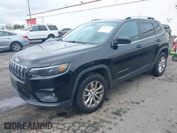 2019 Jeep Cherokee Latitude with VIN 1C4PJMCB3KD351478, listed as a IAAI auction lot 41804228 with 154,559 mi miles. Bid and sale history available at carsss.com. Image 17.