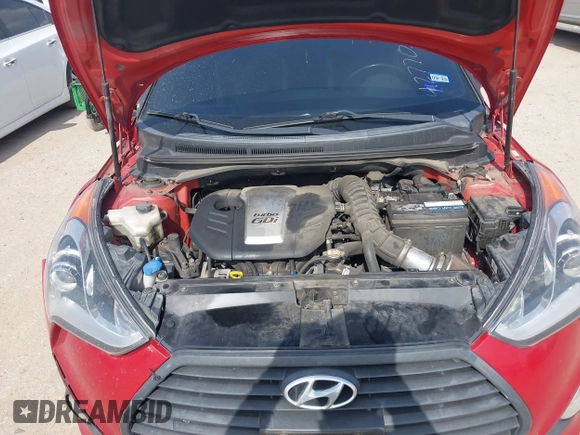 2016 Hyundai Veloster Turbo with VIN KMHTC6AE2GU284229, listed as a IAAI auction lot 42770574 with 103,784 mi miles and . Bid and sale history available at DreamBid. Image 10.