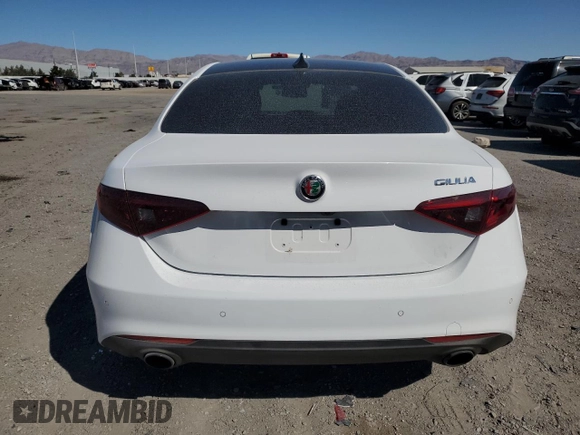 2023 Alfa Romeo Giulia with VIN ZARFAMAN9P7667245, listed as a Copart auction lot 49924525 with 4,799 mi miles and Salvage title. Bid and sale history available at DreamBid. Image 6.