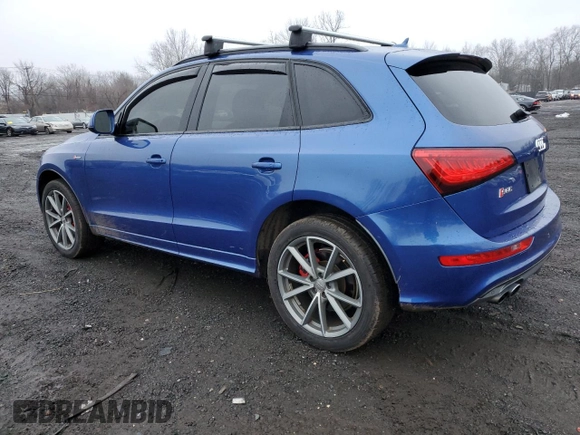 2016 Audi SQ5 Premium Plus with VIN WA1CCAFP5GA022010, listed as a Copart auction lot 83591864 with 93,026 mi miles and Salvage Title. Bid and sale history available at carsss.com. Image 2.
