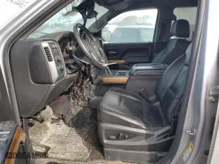 2014 Chevrolet Silverado 1500 LTZ with VIN 3GCUKSEC0EG453855, listed as a Copart auction lot 46434885 with 0 mi miles and Salvage Title. Bid and sale history available at carsss.com. Image 7.