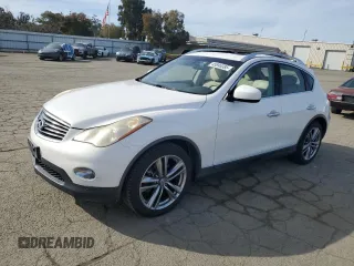 2012 Infiniti EX Journey with VIN JN1AJ0HR0CM452714, listed as a Copart auction lot 45895385 with 147,320 mi miles and Salvage Title. Bid and sale history available at carsss.com. Image 1.