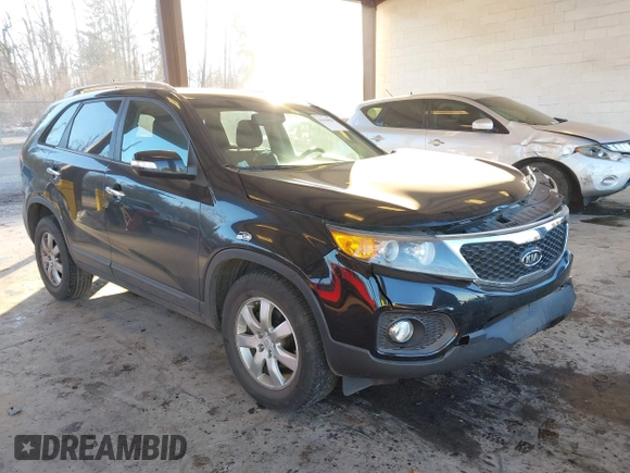 2011 Kia Sorento LX with VIN 5XYKT3A15BG128708, listed as a IAAI auction lot 41436028 with 103,450 mi miles and . Bid and sale history available at carsss.com. Image 1.