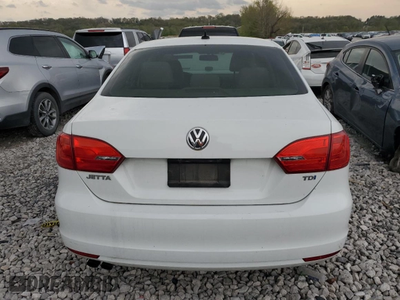 2014 Volkswagen Jetta TDI w/Premium/Nav with VIN 3VWLL7AJ2EM415889, listed as a Copart auction lot 53643425 with 174,183 mi miles and Salvage title. Bid and sale history available at DreamBid. Image 6.