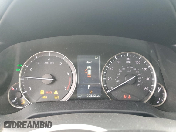 2019 Lexus RX 350 with VIN 2T2BZMCA6KC205031, listed as a Copart auction lot 54199815 with 29,533 mi miles and Salvage Title. Bid and sale history available at DreamBid. Image 9.