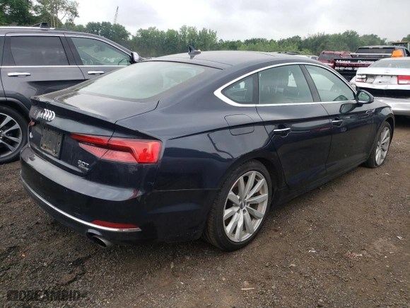 2018 Audi A5 Sportback Premium with VIN WAUANCF59JA010626, listed as a Copart auction lot 61473904 with NaN miles and Salvage Title. Bid and sale history available at carsss.com. Image 3.