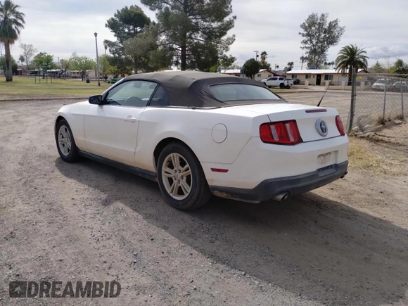 2012 Ford Mustang V6 with VIN 1ZVBP8EM3C5237309, listed as a Copart auction lot 51632165 with 167,829 mi miles and Clean Title. Bid and sale history available at carsss.com. Image 3.