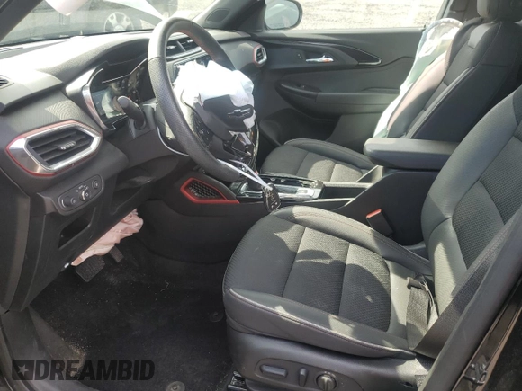 2023 Chevrolet TrailBlazer RS with VIN KL79MTSL6PB128260, listed as a Copart auction lot 52283035 with 55,086 mi miles and Salvage Title. Bid and sale history available at DreamBid. Image 7.