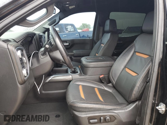 2021 GMC Sierra 1500 AT4 with VIN 3GTU9EET1MG464553, listed as a Copart auction lot 51775155 with 43,071 mi miles and Salvage Title. Bid and sale history available at carsss.com. Image 7.