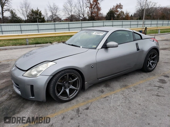 2006 Nissan 350Z Touring with VIN JN1AZ34D76M330778, listed as a Copart auction lot 82560514 with 93,590 mi miles and Salvage Title. Bid and sale history available at carsss.com. Image 1.