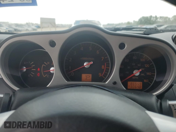 2008 Nissan 350Z Touring z VIN JN1BZ34E58M751270, wystawiony jako Copart lot #72465074 z przebiegiem 86 559 mil mil oraz Czysty tytuł • Clean title. Historia ofert i sprzedaży dostępna na DreamBid. Obrazek 9.