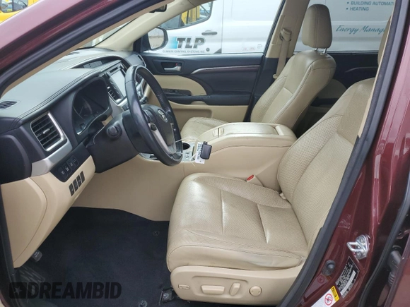 2016 Toyota Highlander Hybrid Limited with VIN 5TDDCRFH5GS014218, listed as a Copart auction lot 71831924 with 128,058 mi miles and Salvage Title. Bid and sale history available at carsss.com. Image 7.