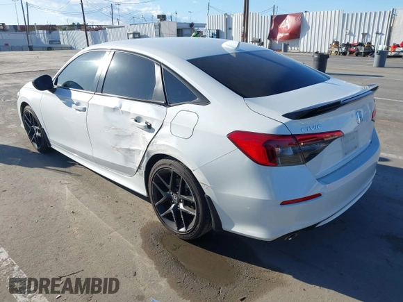 2024 Honda Civic Si with VIN 2HGFE1E51RH470618, listed as a IAAI auction lot 41756006 with 15,056 mi miles and . Bid and sale history available at DreamBid. Image 3.