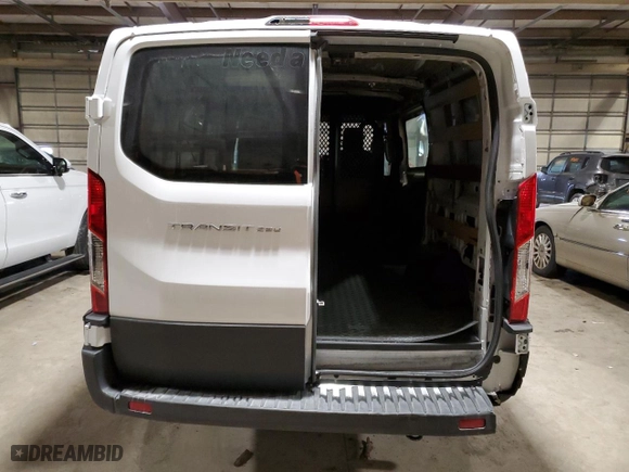 2021 Ford Transit Cargo Van with VIN 1FTBR1Y8XMKA57086, listed as a Copart auction lot 41870105 with 0 mi miles and Salvage Title. Bid and sale history available at carsss.com. Image 6.