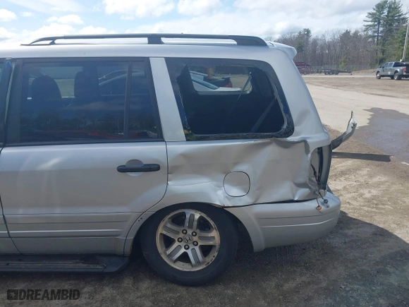 2003 Honda Pilot EX with VIN 2HKYF18553H553516, listed as a IAAI auction lot 41837203 with 287,502 mi miles. Bid and sale history available at carsss.com. Image 14.