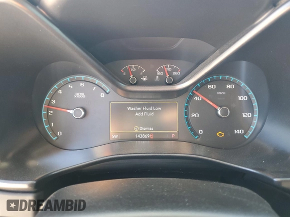 2019 GMC Canyon 4WD All Terrain w/Cloth with VIN 1GTG6FEN4K1162862, listed as a Copart auction lot 79703894 with 143,869 mi miles and Salvage Title. Bid and sale history available at carsss.com. Image 9.