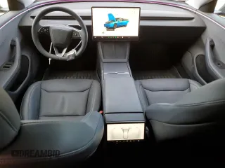2024 Tesla Model 3 with VIN 5YJ3E1EAXRF782571, listed as a Copart auction lot 50253805 with 3,626 mi miles and Salvage Title. Bid and sale history available at carsss.com. Image 8.