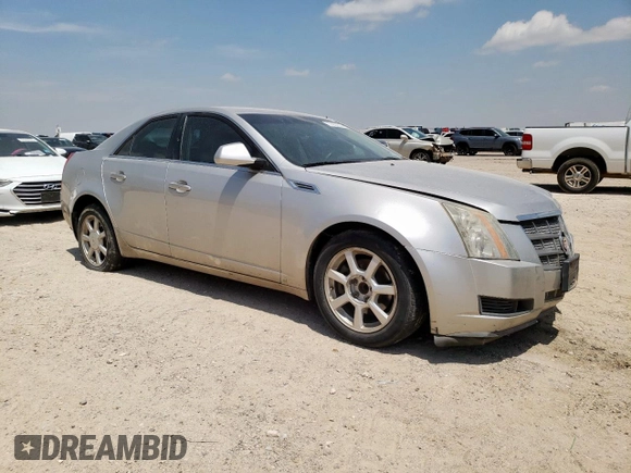 2008 Cadillac CTS RWD with VIN 1G6DF577180156692, listed as a Copart auction lot 57950645 with 221,679 mi miles and Salvage title. Bid and sale history available at DreamBid. Image 4.