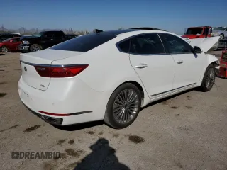 2018 Kia Cadenza Premium with VIN KNALC4J13J5105393, listed as a Copart auction lot 74038014 with 0 mi miles and Salvage Title. Bid and sale history available at carsss.com. Image 3.