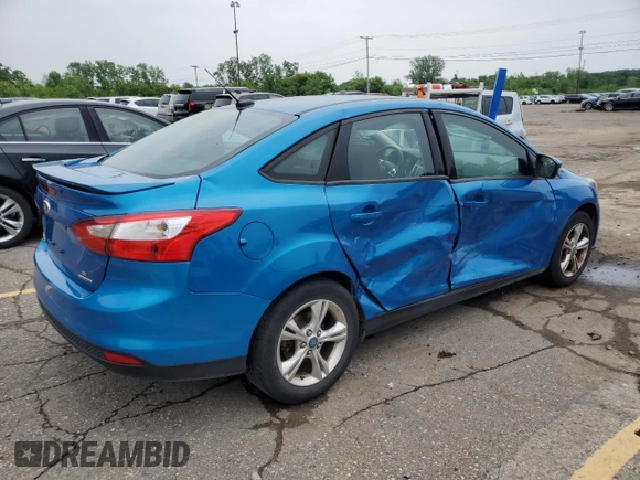 2012 Ford Focus SE with VIN 1FAHP3F26CL421626, listed as a Copart auction lot 61003655 with 78,356 mi miles and Clean title. Bid and sale history available at DreamBid. Image 3.