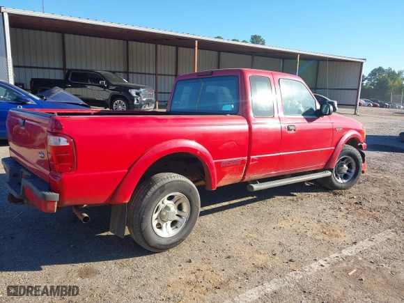 2002 Ford Ranger XL Fleet with VIN 1FTYR44V62PB22992, listed as a IAAI auction lot 40501493 with 211,517 mi miles. Bid and sale history available at carsss.com. Image 4.