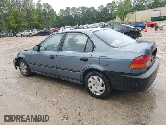 1997 Honda Civic LX z VIN 2HGEJ6676VH507855, wystawiony jako Copart lot #56684455 z przebiegiem 185 498 mil mil oraz Szkoda całkowita • Salvage title. Historia ofert i sprzedaży dostępna na DreamBid. Obrazek 2.