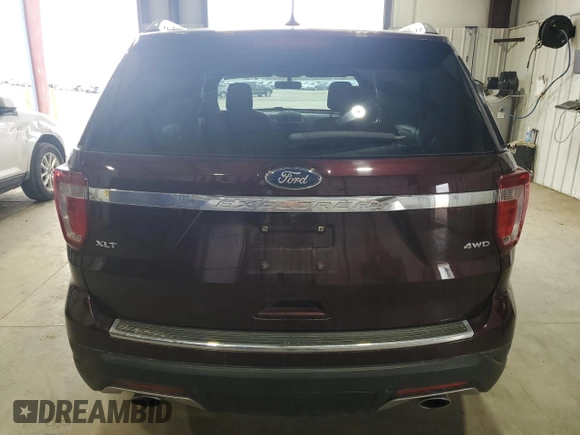 2018 Ford Explorer XLT с VIN 1FM5K8D88JGA26168, выставлен на аукционе Copart как лот 51528845 с пробегом 63 137 миль миль и Списание • Salvage title. История ставок и продаж доступна на DreamBid. Изображение 6.