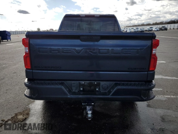 2021 Chevrolet Silverado 1500 Custom with VIN 1GCRWBEK3MZ153601, listed as a Copart auction lot 44274165 with 94,185 mi miles and Clean Title. Bid and sale history available at DreamBid. Image 6.