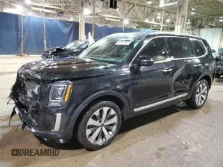 2021 Kia Telluride S with VIN 5XYP64HCXMG192305, listed as a Copart auction lot 88643565 with 75,162 mi miles and Salvage title. Bid and sale history available at DreamBid. Image 1.
