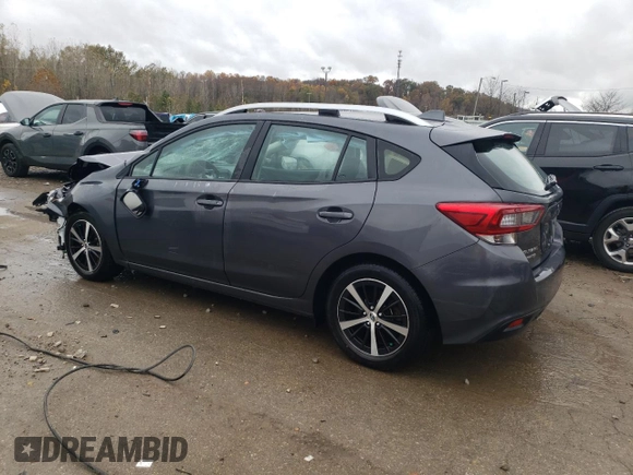 2023 Subaru Impreza Premium z VIN 4S3GTAD6XP3703785, wystawiony jako Copart lot #79482384 z przebiegiem 8 662 mil mil oraz Szkoda całkowita • Salvage title. Historia ofert i sprzedaży dostępna na DreamBid. Obrazek 2.