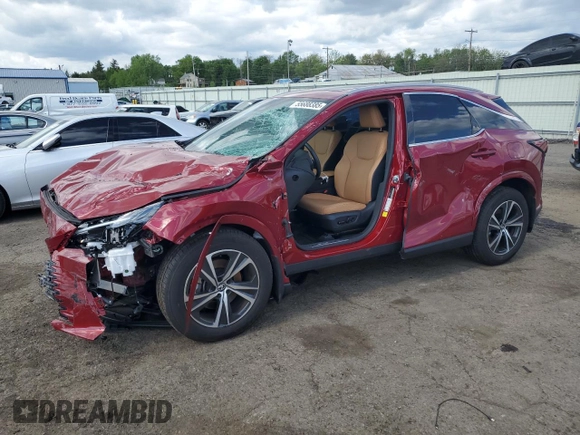 2024 Lexus RX 350 с VIN 2T2BAMCAXRC065793, выставлен на аукционе Copart как лот 55688385 с пробегом 9 557 миль миль и Списание • Salvage title. История ставок и продаж доступна на DreamBid. Изображение 1.