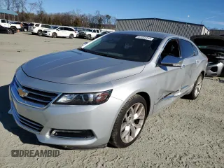 2018 Chevrolet Impala Premier with VIN 2G1125S39J9141183, listed as a Copart auction lot 47232315 with 150,917 mi miles and Salvage Title. Bid and sale history available at DreamBid. Image 1.