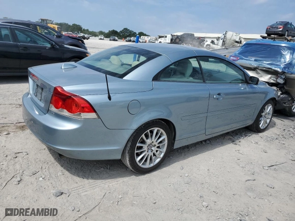 2007 Volvo C70 with VIN YV1MC68277J018897, listed as a Copart auction lot 68063284 with 167,666 mi miles and Clean Title. Bid and sale history available at carsss.com. Image 3.
