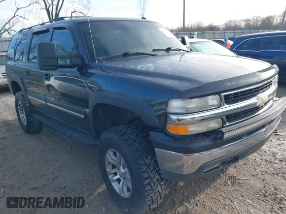 2005 Chevrolet Suburban Z71 with VIN 3GNFK16Z25G166692, listed as a IAAI auction lot 41825734 with 204,357 mi miles. Bid and sale history available at carsss.com. Image 1.