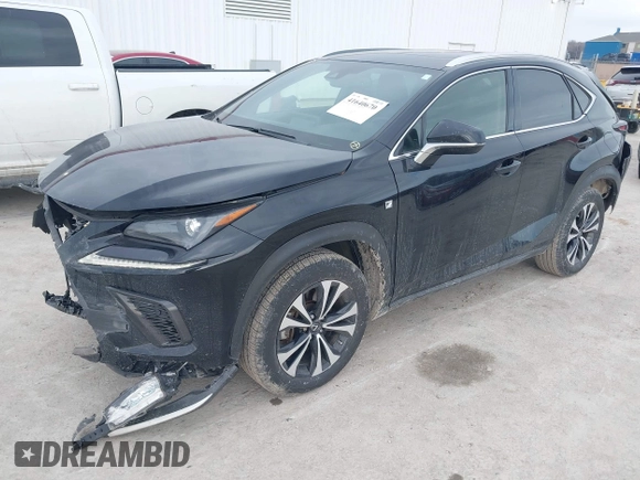 2020 Lexus NX with VIN JTJSARDZ3L2229278, listed as a IAAI auction lot 41640670 with 58,754 mi miles. Bid and sale history available at carsss.com. Image 18.