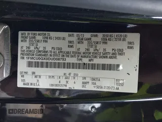 2013 Ford Escape SE с VIN 1FMCU0GX0DUD08753, выставлен на аукционе IAAI как лот 41674828 с пробегом 149 850 миль миль и . История ставок и продаж доступна на DreamBid. Изображение 9.