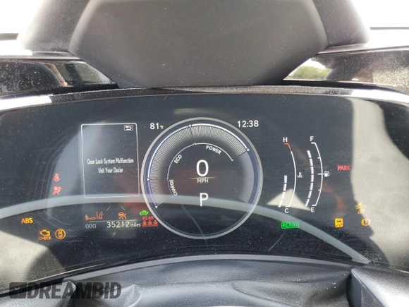 2024 Lexus NX 350h Premium with VIN JTJGKCEZ5R2026755, listed as a Copart auction lot 65208205 with 35,212 mi miles and Salvage title. Bid and sale history available at DreamBid. Image 9.