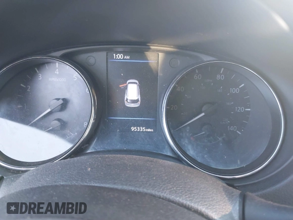 2019 Nissan Rogue SL with VIN 5N1AT2MT5KC758845, listed as a IAAI auction lot 41156455 with 95,335 mi miles and . Bid and sale history available at DreamBid. Image 7.