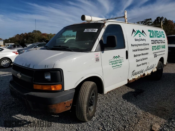 2007 Chevrolet Express Cargo with VIN 1GCGG29V771153158, listed as a Copart auction lot 75571854 with 231,145 mi miles and Clean title. Bid and sale history available at DreamBid. Image 1.