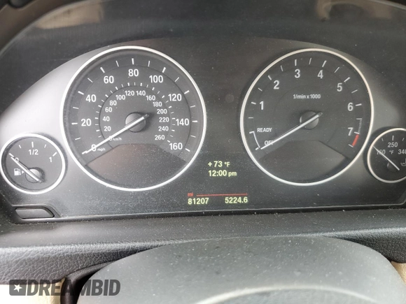 2014 BMW 3 Series 328i xDrive with VIN WBA3B5G51ENS08403, listed as a Copart auction lot 56773945 with 81,207 mi miles and Clean title. Bid and sale history available at DreamBid. Image 9.