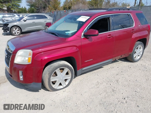 2012 GMC Terrain SLT-1 with VIN 2GKFLVE56C6371845, listed as a IAAI auction lot 41810802 with 98,760 mi miles. Bid and sale history available at carsss.com. Image 2.