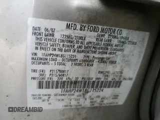 2008 Ford Taurus SEL with VIN 1FAHP24W18G115224, listed as a Copart auction lot 83876254 with 233,418 mi miles and Salvage Title. Bid and sale history available at carsss.com. Image 12.