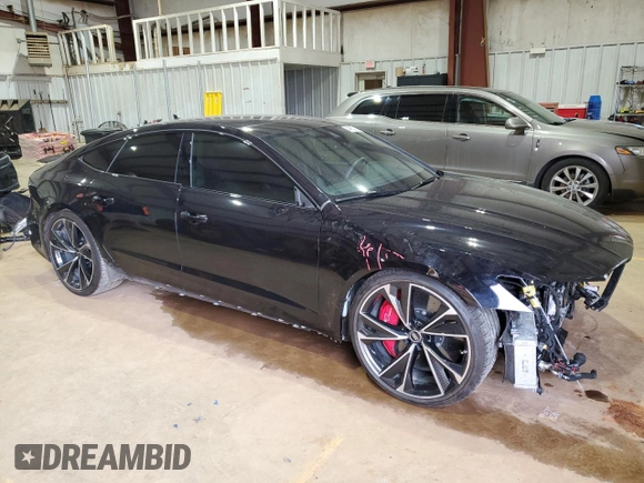 2021 Audi RS 7 z VIN WUAPCBF20MN907224, wystawiony jako Copart lot #44950225 z przebiegiem 22 303 mil mil oraz Szkody całkowita. Historia ofert i sprzedaży dostępna na DreamBid. Obrazek 4.