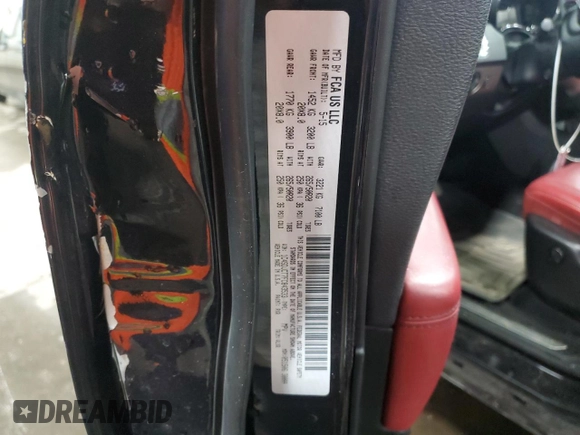 2015 Dodge Durango R/T with VIN 1C4SDJCT7FC843533, listed as a Copart auction lot 50249575 with 102,733 mi miles and Salvage Title. Bid and sale history available at carsss.com. Image 14.