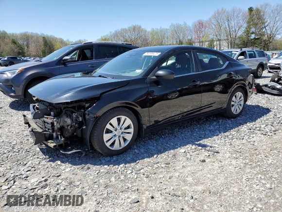 2020 Nissan Sentra S with VIN 3N1AB8BV1LY226275, listed as a Copart auction lot 54599475 with 77,307 mi miles and Salvage Title. Bid and sale history available at DreamBid. Image 1.