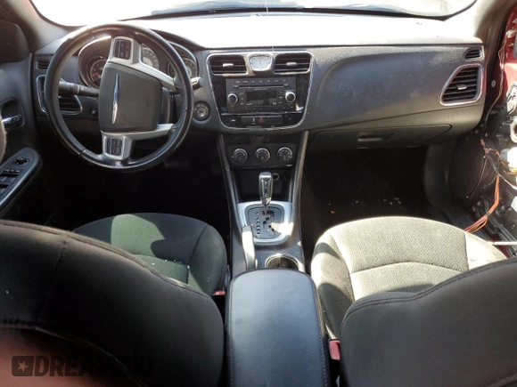 2012 Chrysler 200 Touring with VIN 1C3CCBBB3CN166801, listed as a Copart auction lot 46130995 with 86,045 mi miles and Salvage Title. Bid and sale history available at DreamBid. Image 8.