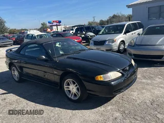 1998 Ford Mustang GT with VIN 1FAFP45X3WF197020, listed as a Copart auction lot 43796325 with 74,844 mi miles and Salvage Title. Bid and sale history available at carsss.com. Image 1.
