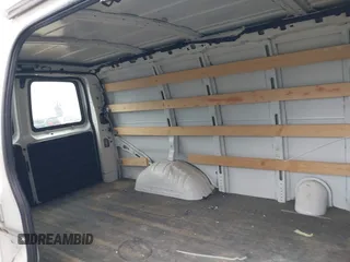 2021 Chevrolet Express Cargo Van with VIN 1GCWGAF77M1204620, listed as a IAAI auction lot 41933567 with 51,880 mi miles. Bid and sale history available at carsss.com. Image 8.