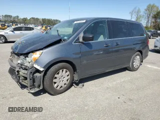 2010 Honda Odyssey LX with VIN 5FNRL3H29AB065521, listed as a Copart auction lot 45743455 with 128,389 mi miles and Salvage Title. Bid and sale history available at carsss.com. Image 1.